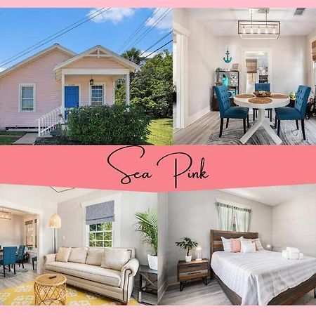 Sea Pink Retreat - Walk To Beach, Newly Renovated Galveston Exteriör bild